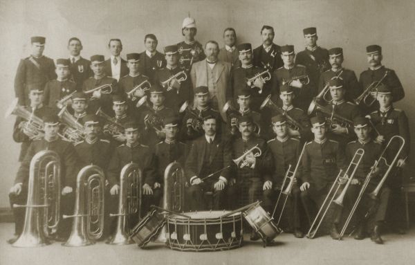 Echuca Federal Band, 1910. Photograph courtesy Echuca Federal Band