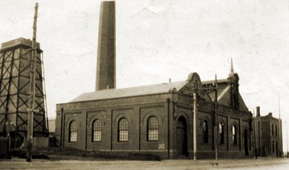NMETL power house, Mt Alexander Road, Ascot Vale, pre World War I. Photograph TMSV