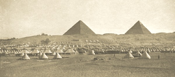 Mena camp, Egypt. Photograph courtesy Australian War Memorial.