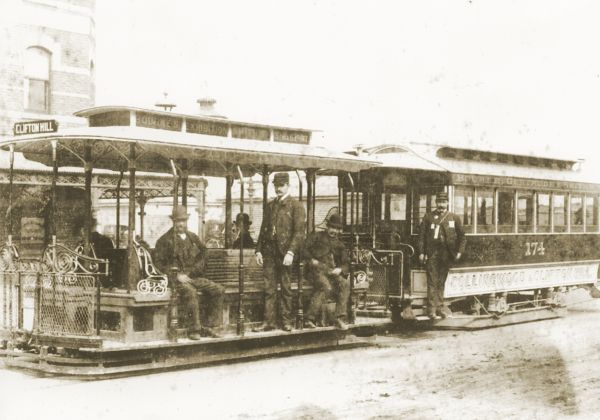 Cable tram, pre World War I. From the Melbourne Tram Museum collection