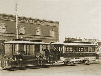 MTOC cable tram No 63. Photograph courtesy State Library of Victoria