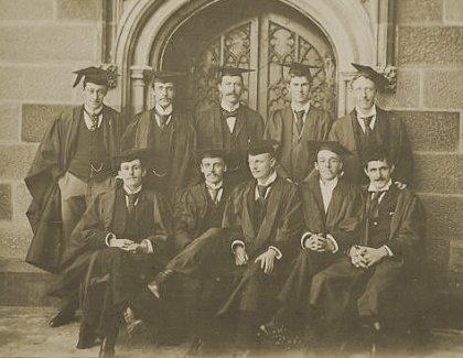 Sydney University engineering students, 1897. Photograph courtesy National Library of Australia