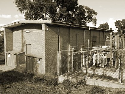 Burwood substation, July 2012. Photograph courtesy Russell Jones.